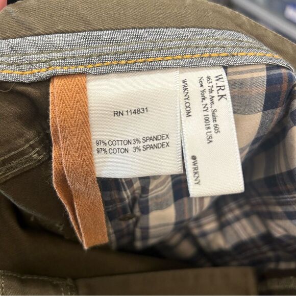 W.R.K. NWT WRK Materials Co. Bronze 5 pocket Pant Size 34x30 - Picture 3 of 11